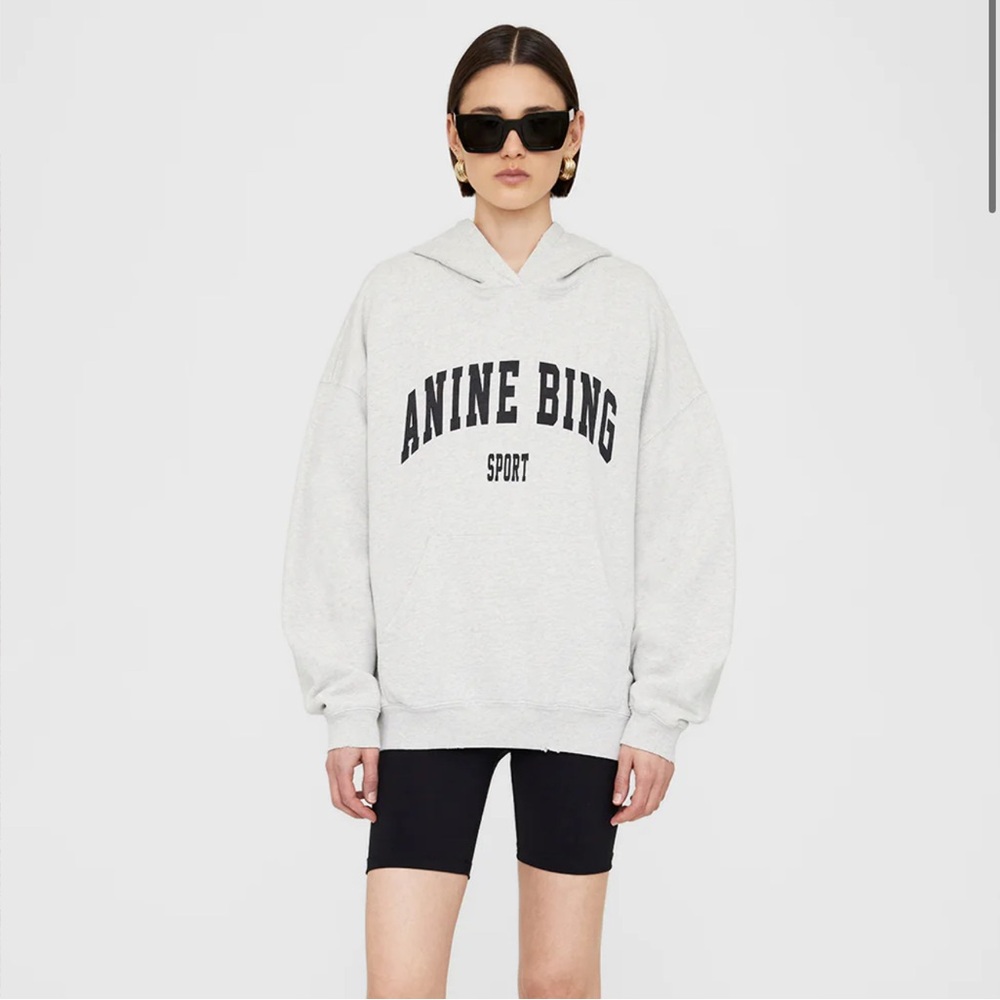 Anine Bing Gray Hoodie